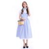 Alice-Inspired Halloween Costume Dress Women Kids Plus Size S-3XL Stage Performance Outfit With Headpiece