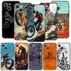 Phone Case Cover for iPhone 17 Pro Max 16 15 14 13 12 11 Pro Max Plus 17AIR Shockproof Soft TPU Shell Autumu Bike Cycling Fundas