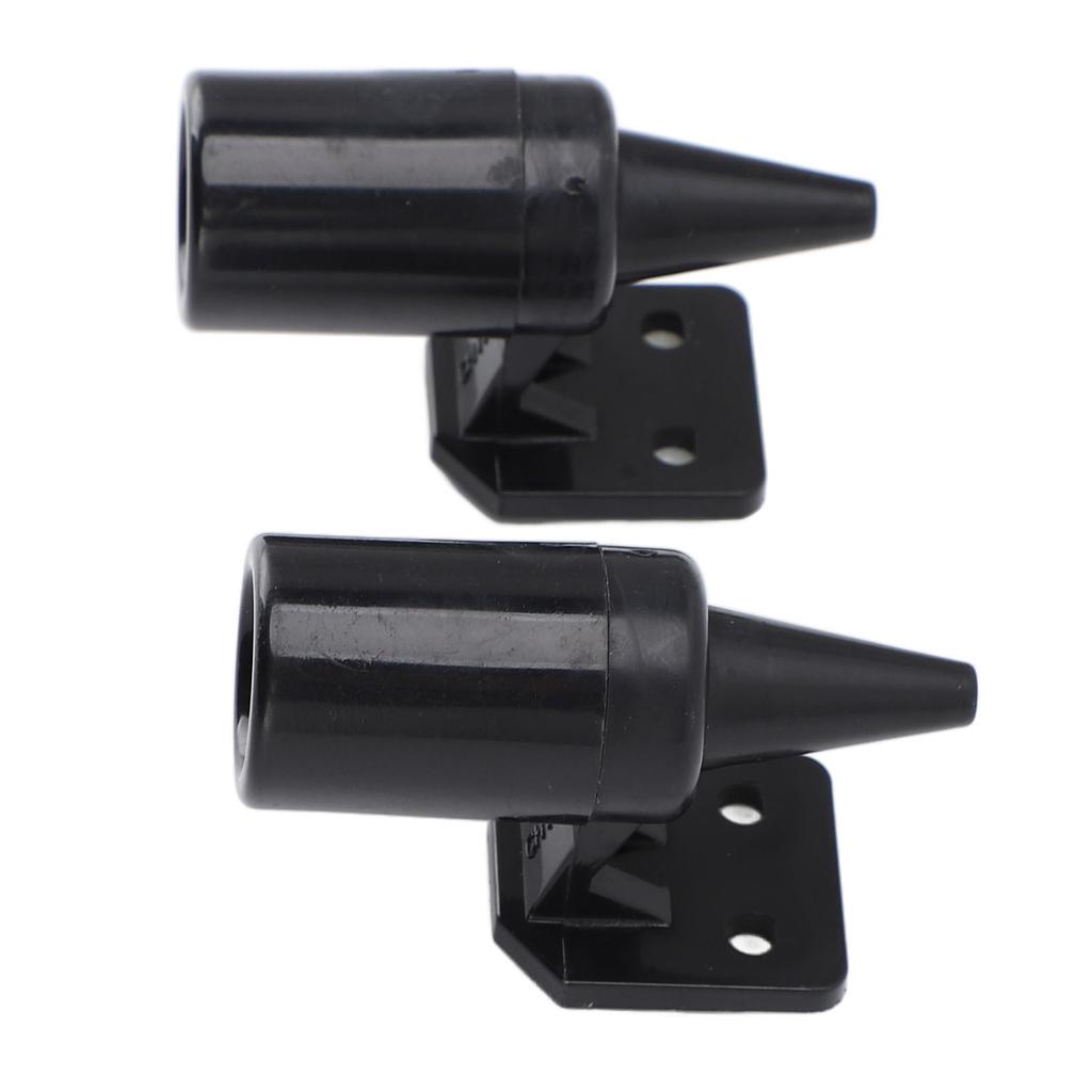 1 Paire Sifflet à Cerf Dispositif d'Avertissement Cerf pour Voitures Camions Véhicules Motos Noir