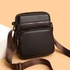 Men's Leather Shoulder & Cross - body Bag Multiple Zipper Pockets Business Casual Messenger Bag Lightweight & Versatile Day Bag