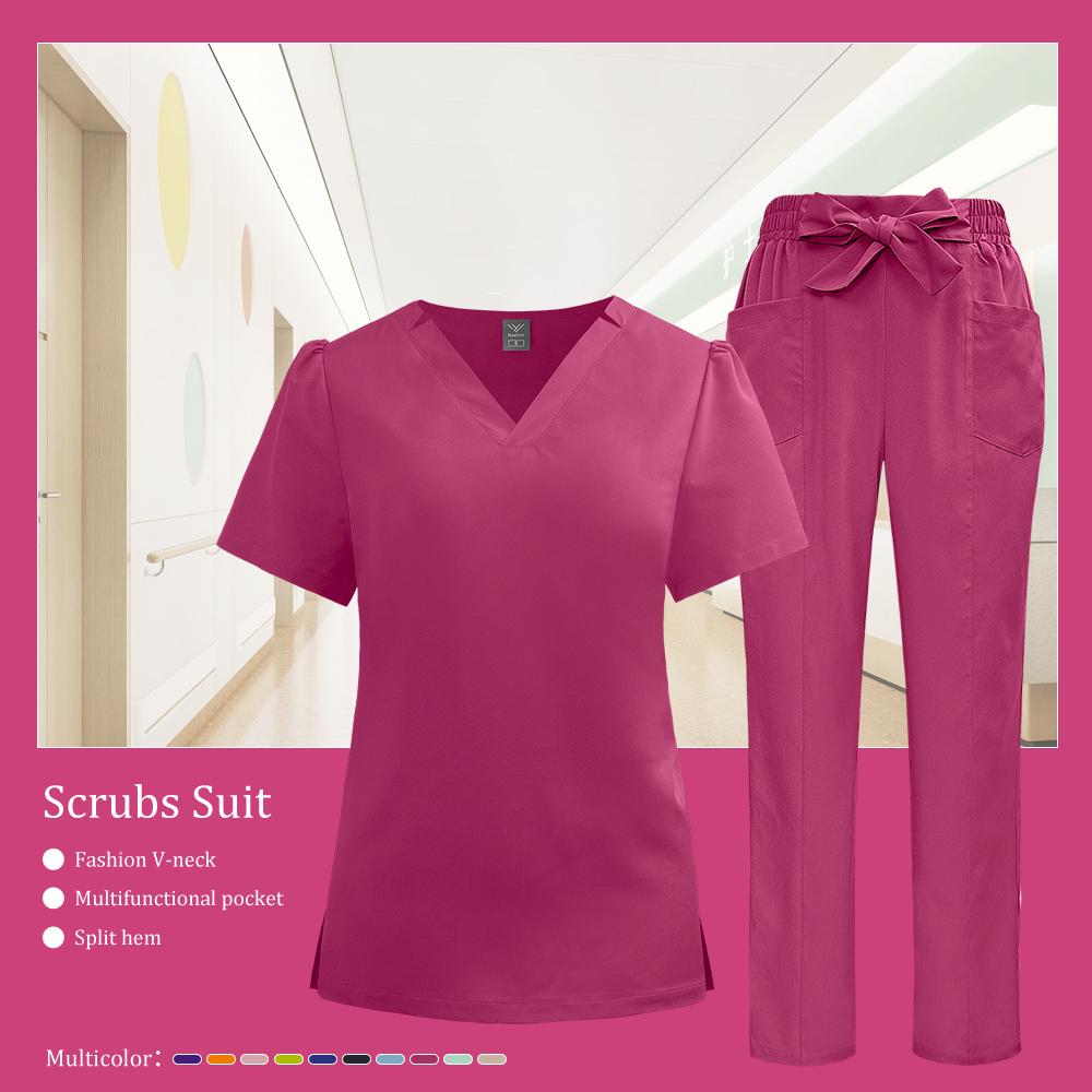 

Медичний Халат Uniform Докторський Костюм Жіночий Медсестринський Халат Стоматологічний Педіатричний Робочий Одяг Швидкосохнучий Медичний Сервіс Набір для Догляду 2XL