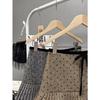 Women's Korean-Style Polka Dot Wool Skirt: Sweet, Versatile Patchwork A-Line for Autumn/Winter