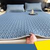 Nordic Summer Latex Ice Cooling Mat Set Thick Folding Air Conditioner Mattress Topper with Strap Solid Color Soft Bedding Sets