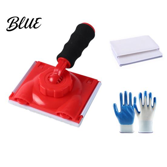 Paint Trimming Tool Edge Trimmer, Walls Ceilings Corner Pad Painter with Adjustable Wall Applicator Handle, Pads Applicator, Painting Replace