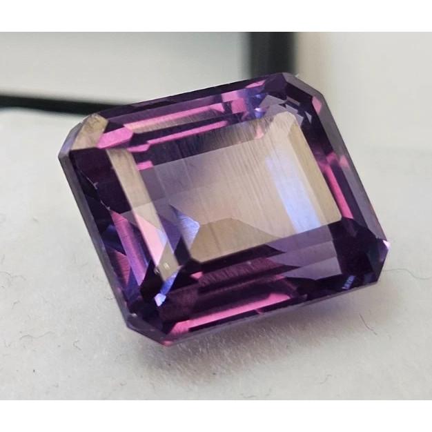 Natural Alexandrite Color Changing For Stud & Ring 10+ Ct Emerald Cut Gemstone