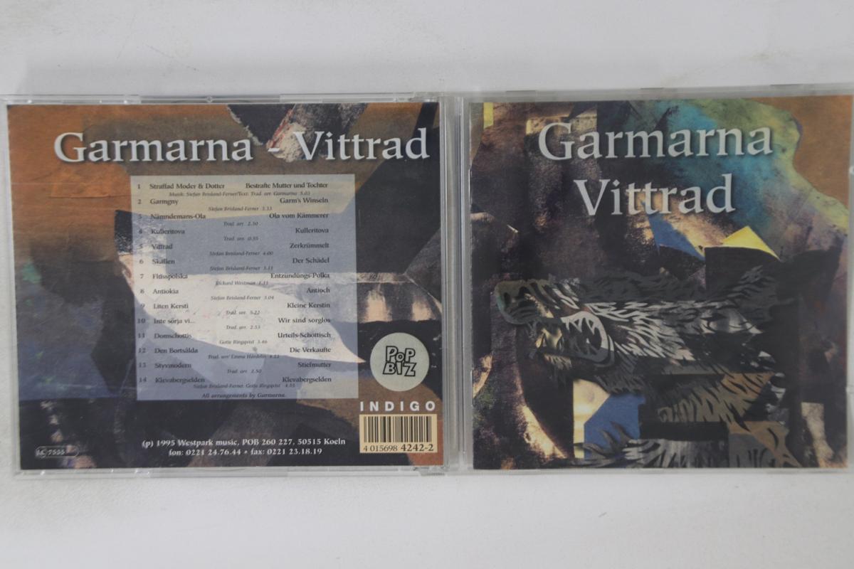 

CD GARMARNA - Vittrad WP87042 WESTPARK MUSIC 1995 Germany Rock Used