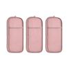 3Pcs Clear Mesh Pencil Bag Pencil Case Double Layer Pen Storage Box Portable Pen Organizers Clear Colored Pencil Case