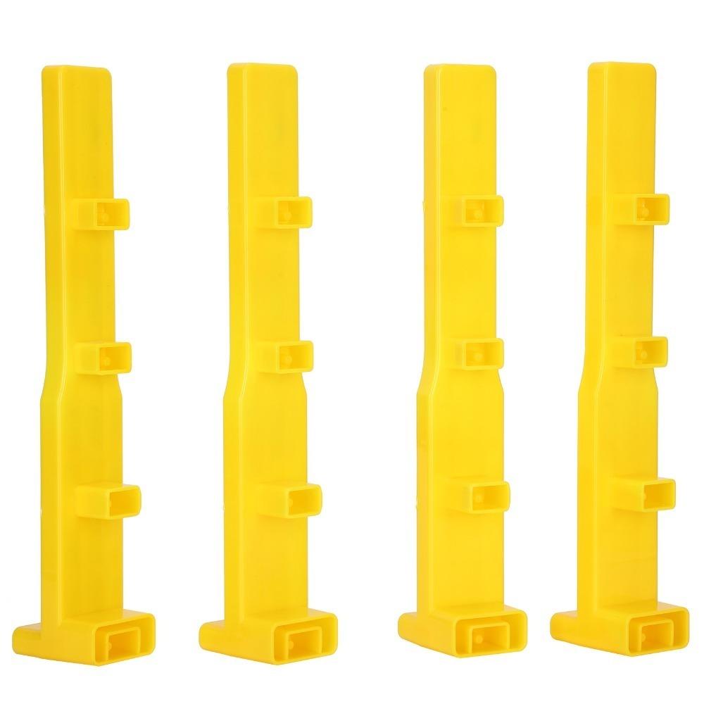 4Pcs Stable Queen Rearing Frame Bar Yellow Queen Rearing Kit Queen Cell Frame  Beekeeping 4Pcs