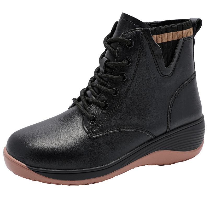 Martin Boots Women's Short Boots Autumn Women's Shoes Soft-soled Women's Short Boots Casual Single Shoes Women