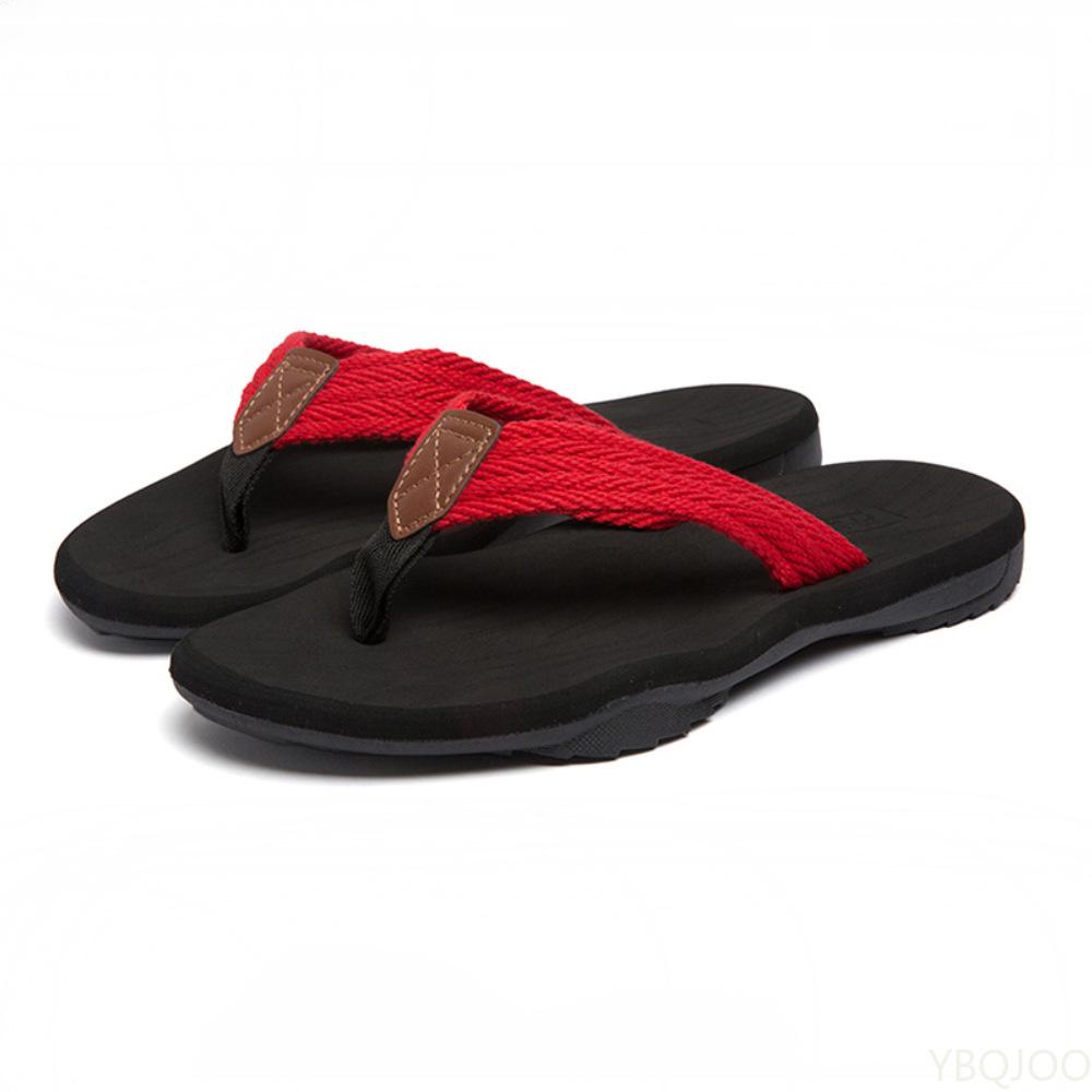 fashion Men's Shoes Soft Massage Slippers Men Outdoor Beach Flip Flops Summer Tongs Casual Man Shoes Mens Comfortable Home Chanclas