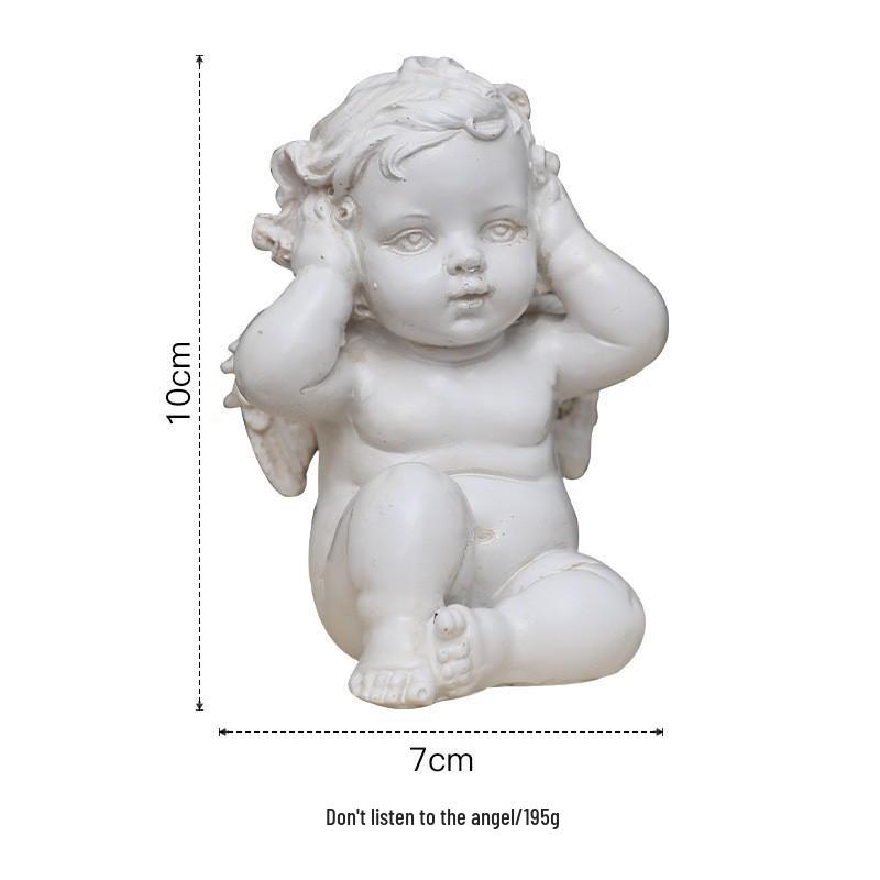 European Vintage Angel Wings Candlestick Holder for Romantic Ambiance In Living Room or Restaurant.