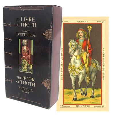 Tarot The Book of Thoth Etteilla Etteilla 78 Tarot Japanese Instruction Manual Authentic I.I.J Cards, Tarot, Edition, Cards, Reading, Included,