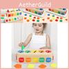 Holz-Formen-Zuordnungs-Farbklassifizierungsbox Böses Kind Puzzle-Spielzeug Für Kinder von 2 bis 6 Jahren