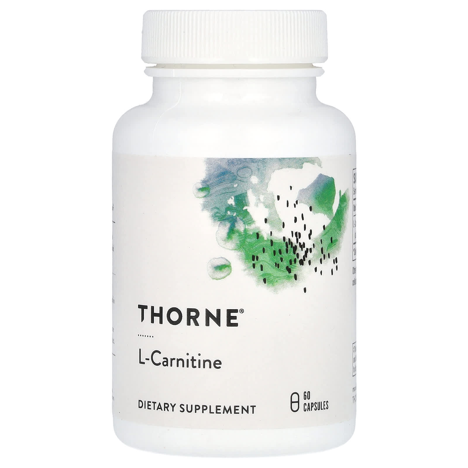 

Thorne, l-carnitine, 60 capsules