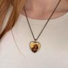 Pendant Time Oval Female High-end Colorful Love Clavicle Chain Necklace