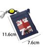 New PU Leather Card Badge Holder with Neck Lanyard Student Card Bag Coin Purse Card Case Key holder