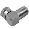 F Type Right Angle Male to Female TV Plug Coaxial Coax Cable Adaptor Connector