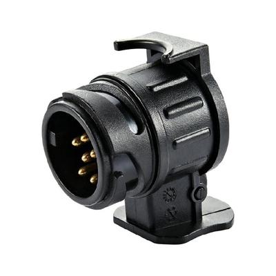 13 Pin To 7 Pin Towbar Socket Adapter Connector ABS Design Suitable for Various Truck Vehicles Secure Power Transmission