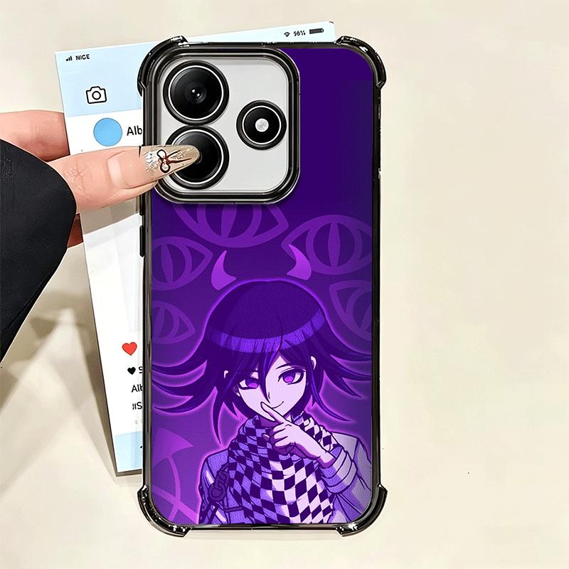Anime D-Danganronpa Plating Phone Case For Xiaomi Poco X5 X6 X7 X8 Pro Max F8 Ultra F7 M8 M7 M5S Redmi 15C 15 14C 13C 13 X3 12C
