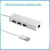 Aluminum USB 3.0 RJ45 Gigabit Adapter & 3-Port Hub