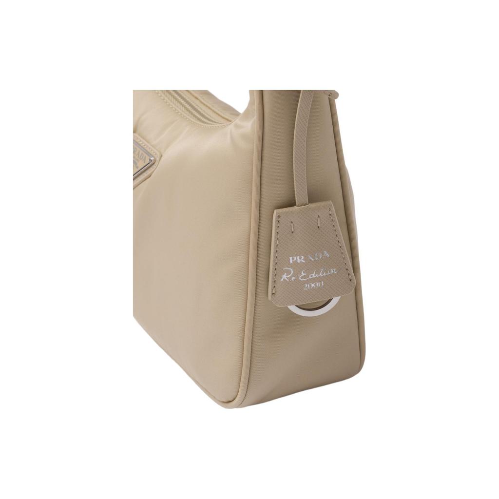 Prada Re-Edition 2000 Nylon Mini Handbag Women Handbags Desert-Beige 1NE515_RDH0_F0F24