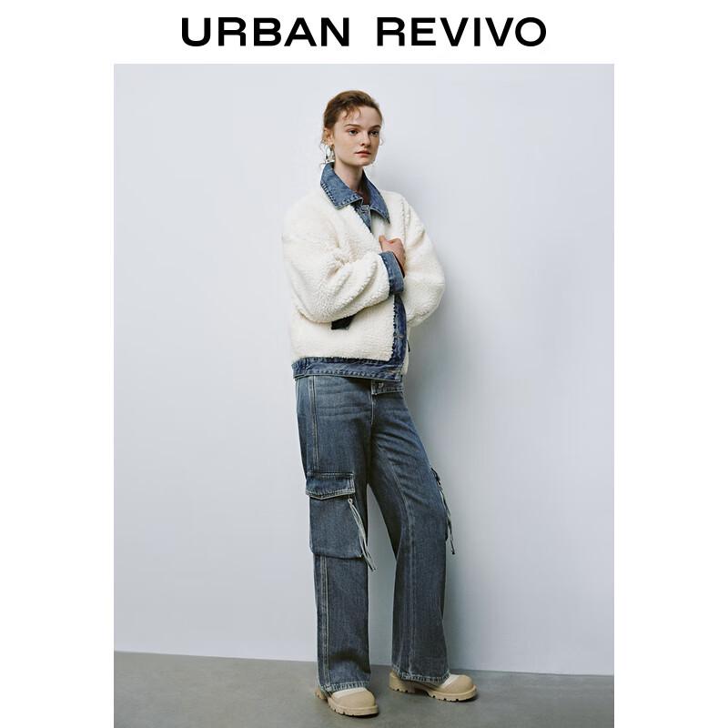 

Женское зимнее плюшевое пальто в стиле пэчворк S