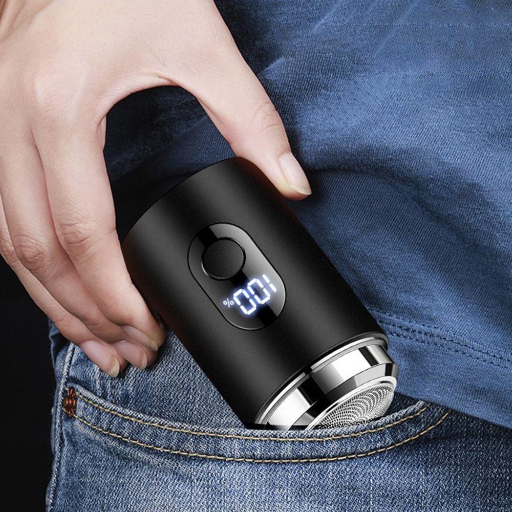 LED Digital Display Electric Shaver Type-c Charging Travel Shaver for Home Travel Car