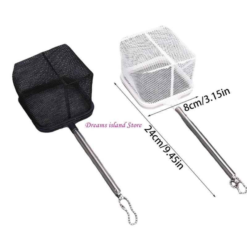 Fish Net for Fish Tanks Telescopic Rod with Removable Head for Easy Clean HX6C