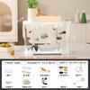 2026 New Fish Tank with Built-in Filter System Small Desktop Transparent Goldfish Bowl Complete Ecosystem Landscape for Beginner