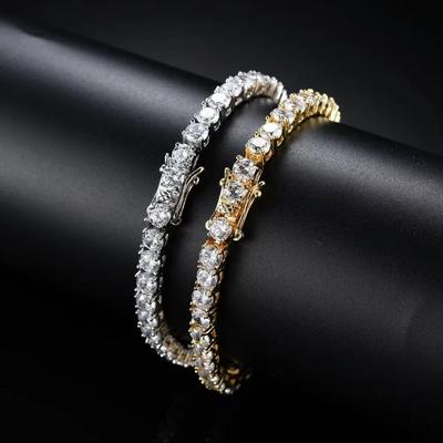 Waterproof Zircon Crystal Bracelet European and American Women's Hand Bracelet  Family