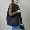 Vest for Women Autumn Winter Sleeveless Tops Vest Oversize Thickened Down Casual Solid Color  Vest