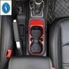 Matte Dekorationsblende für Becherhalter am Vordersitz, Verkleidung für Jeep Wrangler JL 2018 - ABS Innenraum-Umbaukit Zubehör