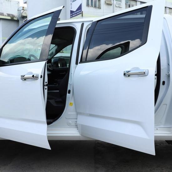 4pcs Silver Exterior Side Door Handle Cover Trim For Toyota Tundra -2024
