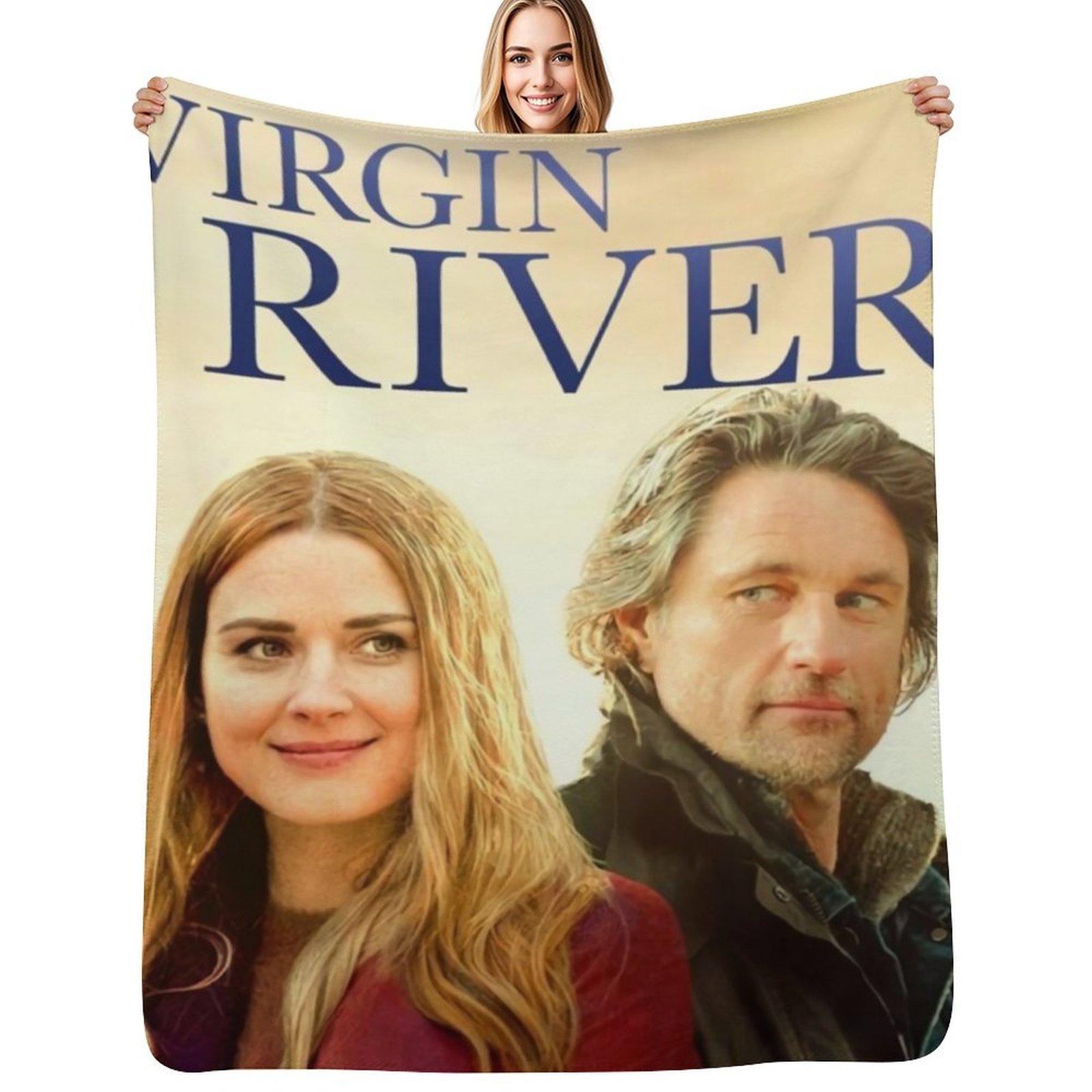 Virgin river Throw Blanket Cozy Light Blanket for Travel Camping Picnic Size: 75*100cm, Weight: 230 GSM