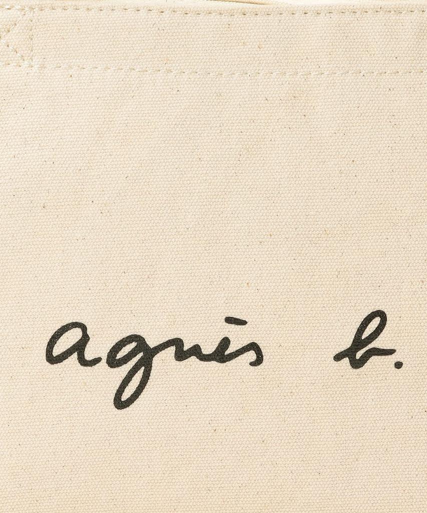 Logo Tote Bag WEB Limited F Ivory [agnes B.] GO03-02 Women's