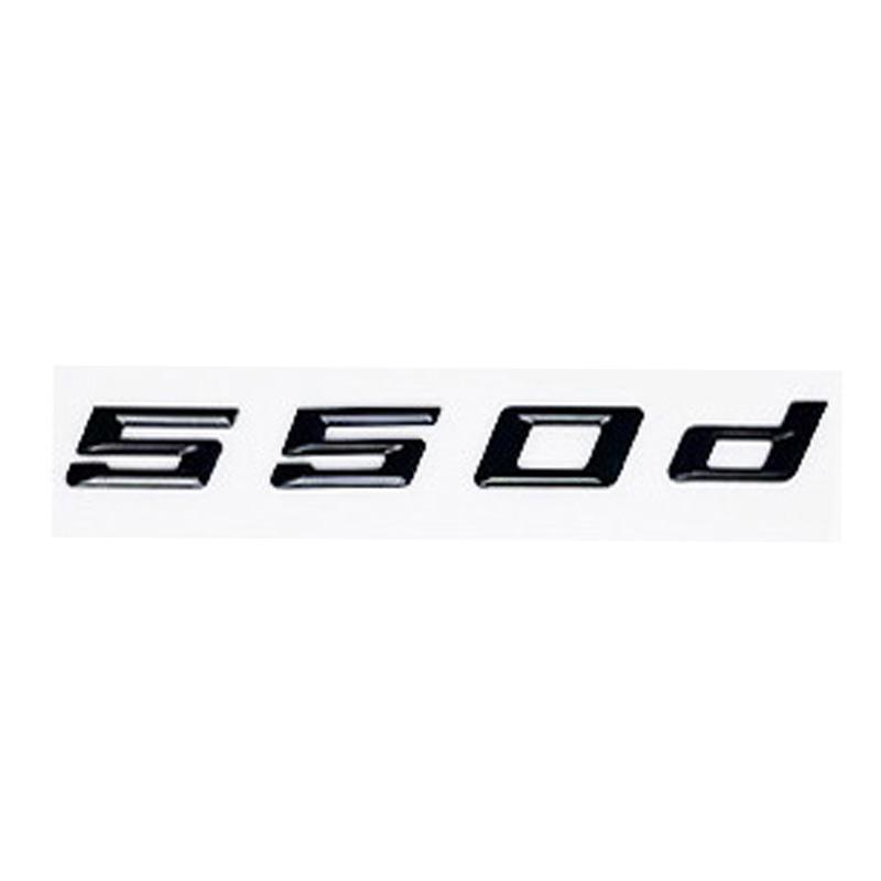 Car 3D ABS Trunk Letters Logo Badge Emblem Decal Sticker For BMW 5 Series 520d 525d 528d 530d 535d 540d E39 E60 E61 F10 F11 G30