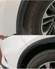 2PcsBlack Car Fender Wheel Eyebrow Auto Mudguard Lip Body Kit Protector Cover Mud Guard Universal