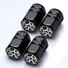 BSIRU1 4pcs Bat Alloy Car Tire Valve Cap Air Stem Cover for Chevrolet Cruze Aveo  for Honda Civic Fit Jazz Accord for Ford Focus Fiesta