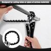 Rolling Chain Pipe Cutter Chain Lock-Grip Tailpipe Cutter Exhaust Pipe Cutter  Three-Way Catalytic