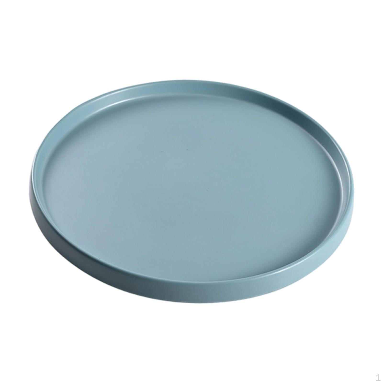 

13,62 круглый сервировочный поднос, органайзер для десертов, закусок, еды, чая, напитков синий