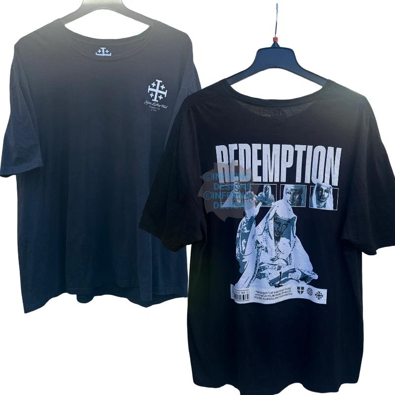 King Baldwin IV Shirt, Knights Templar Backside T-Shirt, Christian Knight Tee M