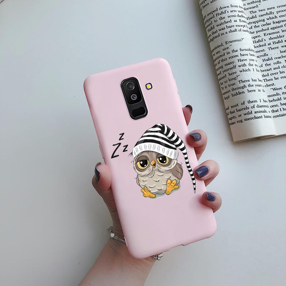 Daisy Flower Phone Case For Samsung Galaxy A6 Plus A6+ 2018 A605F Case Cover Cute Silicone Funda For Samsung A6 2018 A600F Case