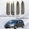 Cars Accessories Door Handle Cover Car Stickers For Honda Fit Jazz 2007 2008 2009 2010 Hight-quality Car Exterior Chrome