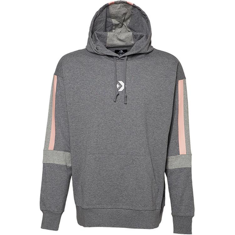 Converse LW Contrast Panel PO Sweatshirt Men s Gray 10017020-A03 XL