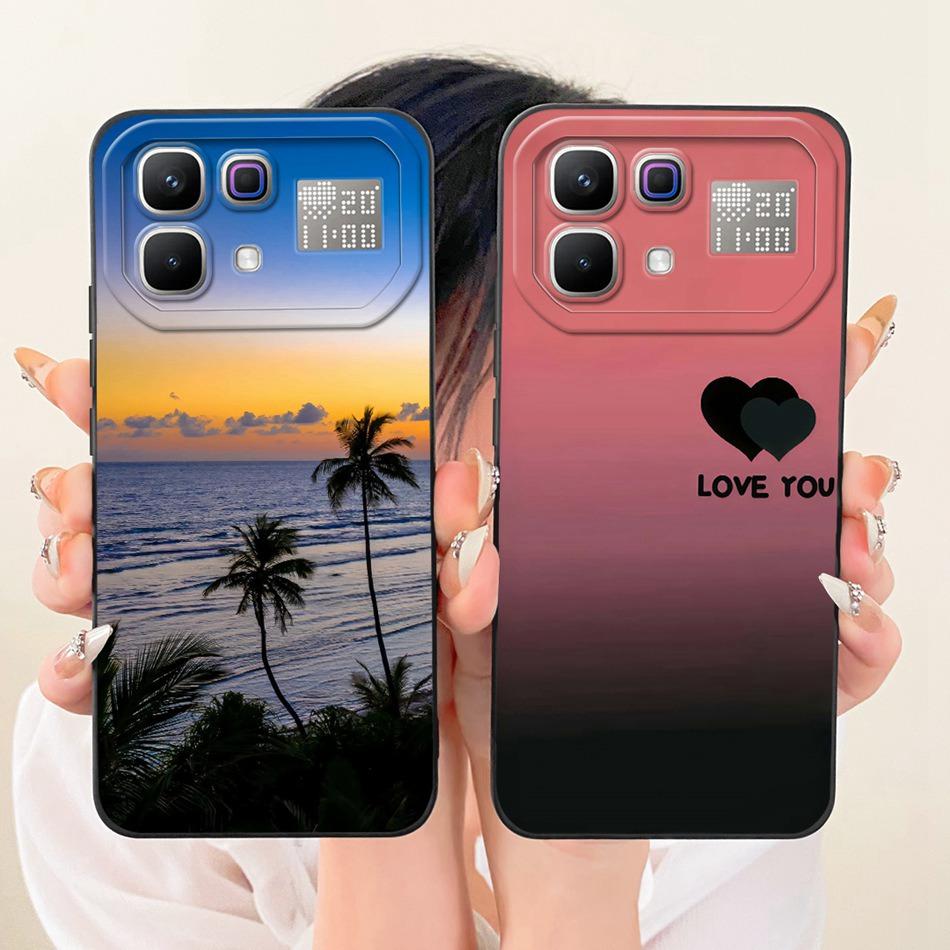 For Infinix Note 60 Pro Note60 Fashion Dusk Beach Painting Phone Case For Infinix Note 60 60Pro 5G Soft Silicone Covers Bumpers