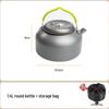 Portable Outdoor Camping Cookware Set with Kettle, Frying Pan, and Tableware Gear