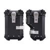 1 Pair 35L Motorcycle Side Storage Box Aluminum Alloy Luggage Case Quick Release Motorbike Side