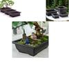 Rectangle Plant Pots for Plants Outdoor Garden Pots Flowerpots Succulents Plant Pot Trays Garden Supplies Square Planter