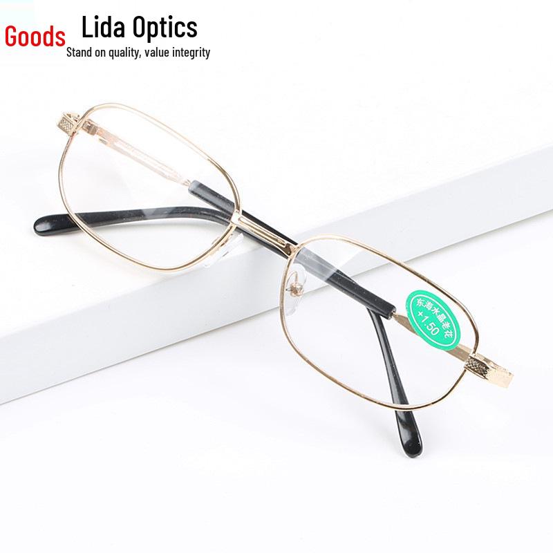 

Очки для чтения Donghai с металлической оправой высокой четкости и износостойкие +250