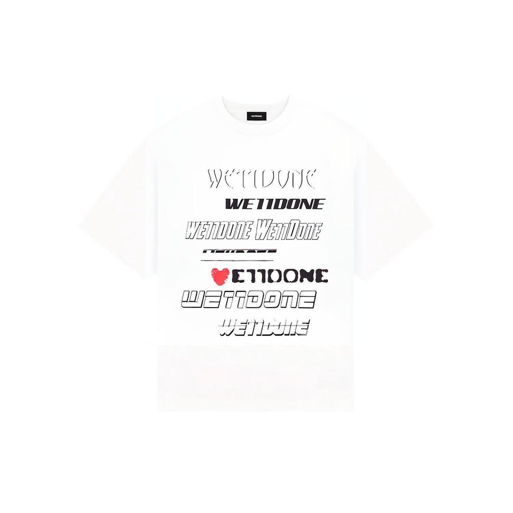 WE11DONE logo-print short-sleeve T-shirt WD-TT3-22-901-U-WH
